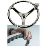 Edson 13 Ss Comfort Grip Powerwheel Steering Wheel WPowerknob-small image