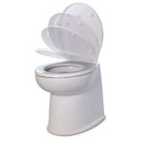 Jabsco 17 Deluxe Flush Fresh Water Electric Toilet WSoft Close Lid 12v-small image