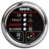 Xintex Gasoline Fume Detector Blower Control WPlastic Sensor Chrome Bezel Display-small image